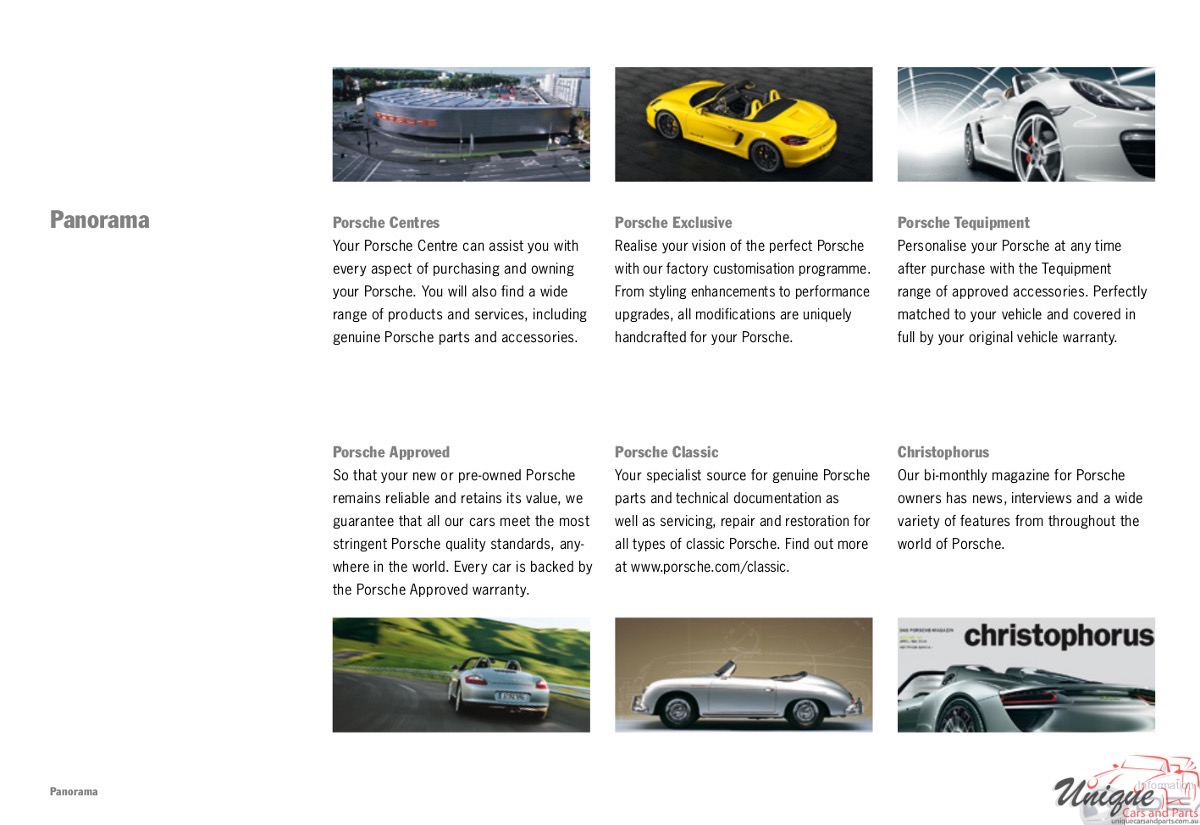 2014 Porsche Boxster Folder Page 9